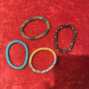 Colorful Beaded Bracelet Set